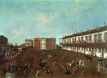 The Bull Race at San Giobbe, Venice